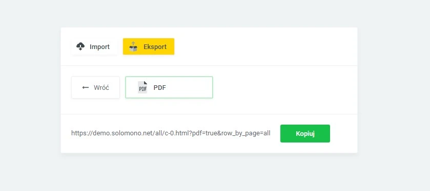 Wtyczka Eksport produktów do druku (PDF) - na platformie do szybkiego tworzenia sklepów internetowych osCommerce Solomono - 2 Eksport produktów do druku (PDF) - 2